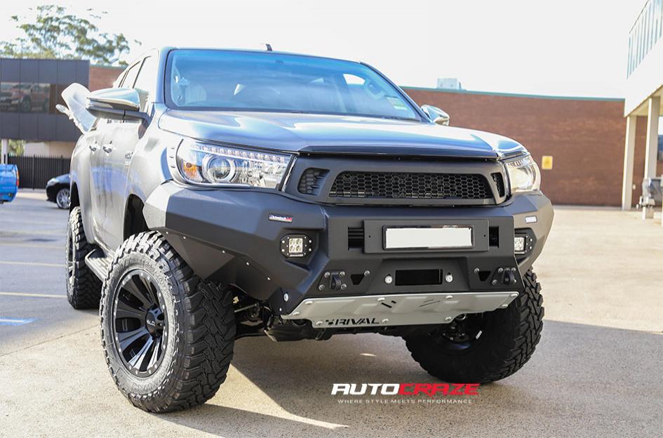 TOYOTA HILUX N80 4WD HE901 SATIN BLACK DARK TINT
